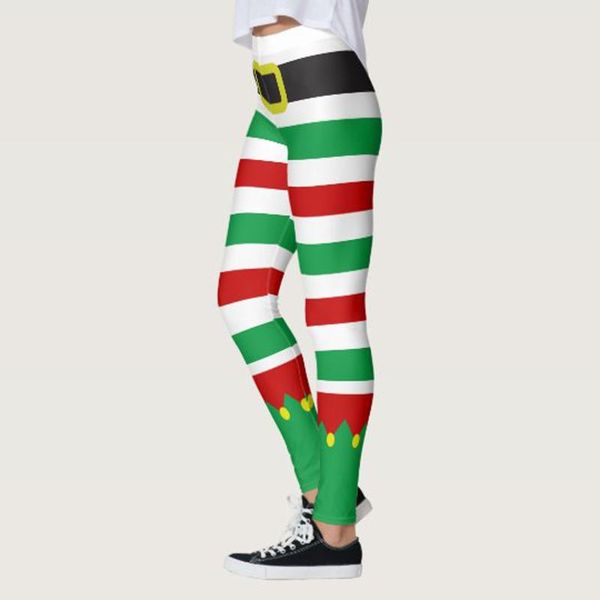 women's leggings women legging christmas bells red white stripes printing fitness leggins fashion slim high waist woman pants, Black
women's leggings women legging christmas bells red white stripes printing fitness leggins fashion slim high waist woman pants, Black
