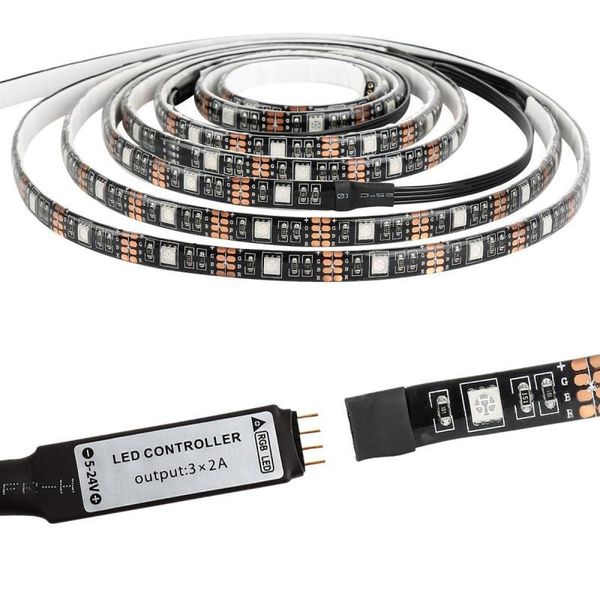 strip rgb multicolor tv backlight pc background lighting kit with 44key ir controller home theater decoration led strips
strip rgb multicolor tv backlight pc background lighting kit with 44key ir controller home theater decoration led strips