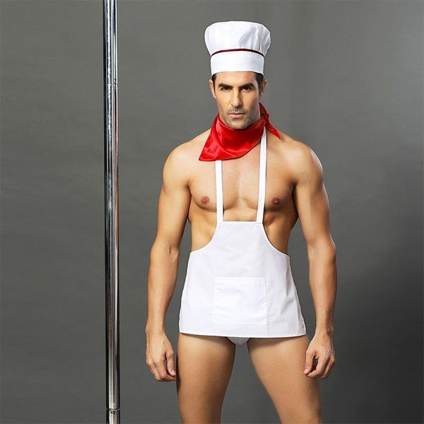 bras sets erotic men's chef lingerie uniform cosplay bodysuit cool cook suit porno nightwear role play for party costumes men, Red;black
bras sets erotic men's chef lingerie uniform cosplay bodysuit cool cook suit porno nightwear role play for party costumes men, Red;black