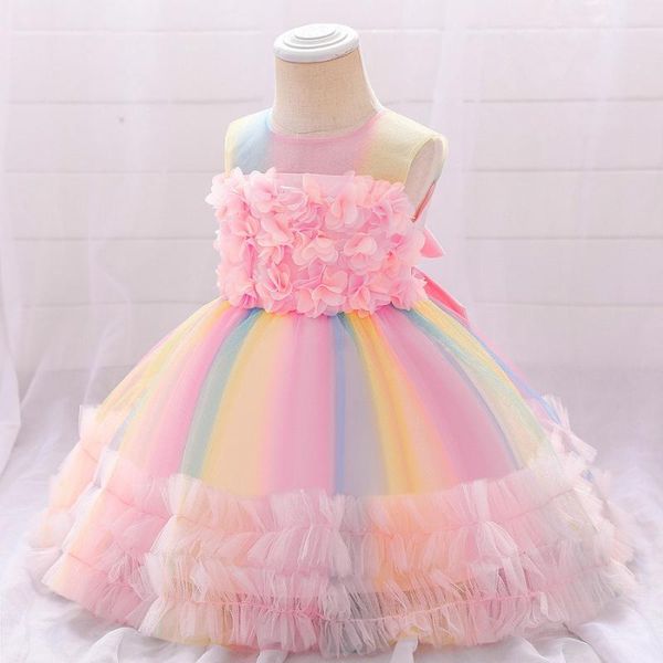 girl's dresses baby girls flower decal mesh dress 2021 bow color matching princess children's christmas halloween party, Red;yellow
girl's dresses baby girls flower decal mesh dress 2021 bow color matching princess children's christmas halloween party, Red;yellow
