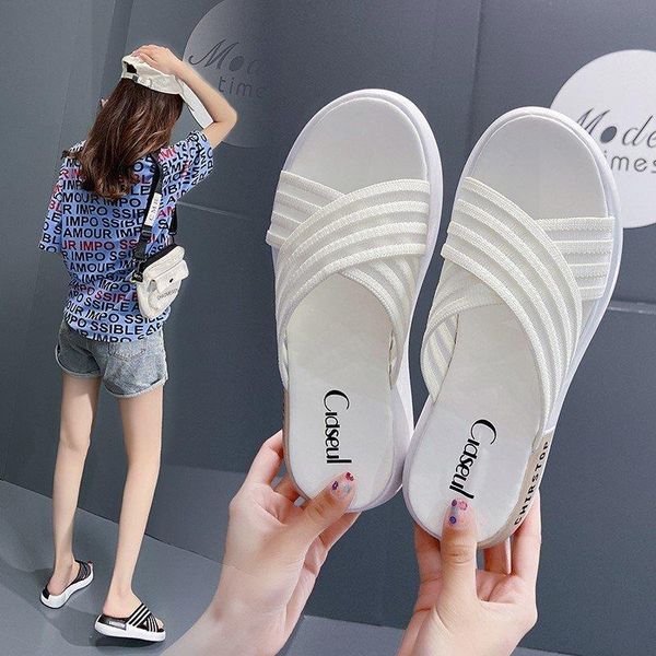 women med luxury slippers casual shoes woman 2021 rubber flip flops platform loafers slipers flat hawaiian soft pu slides, Black
women med luxury slippers casual shoes woman 2021 rubber flip flops platform loafers slipers flat hawaiian soft pu slides, Black