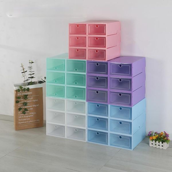 clothing & wardrobe storage 3/6pcs transparent plastic shoe box rack bins drawers folding combination flip cover shoes 
clothing & wardrobe storage 3/6pcs transparent plastic shoe box rack bins drawers folding combination flip cover shoes