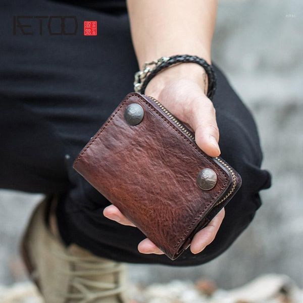 men's leather large-capacity wallet, multifunctional zipper retro handmade short wallet wallets1, Red;black
men's leather large-capacity wallet, multifunctional zipper retro handmade short wallet wallets1, Red;black