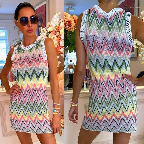 summer knitted multi-color stripe dress mid-length slim sleeveless vest women casual dresses, Black;gray
summer knitted multi-color stripe dress mid-length slim sleeveless vest women casual dresses, Black;gray