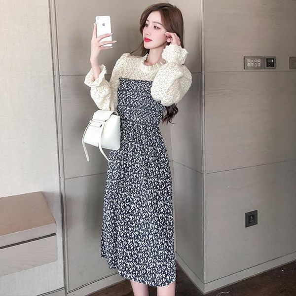 maternity dresses 6115# clothes spring autumn long sleeves floral patchwork loose stylish dress pregnant women pregnancy, White
maternity dresses 6115# clothes spring autumn long sleeves floral patchwork loose stylish dress pregnant women pregnancy, White