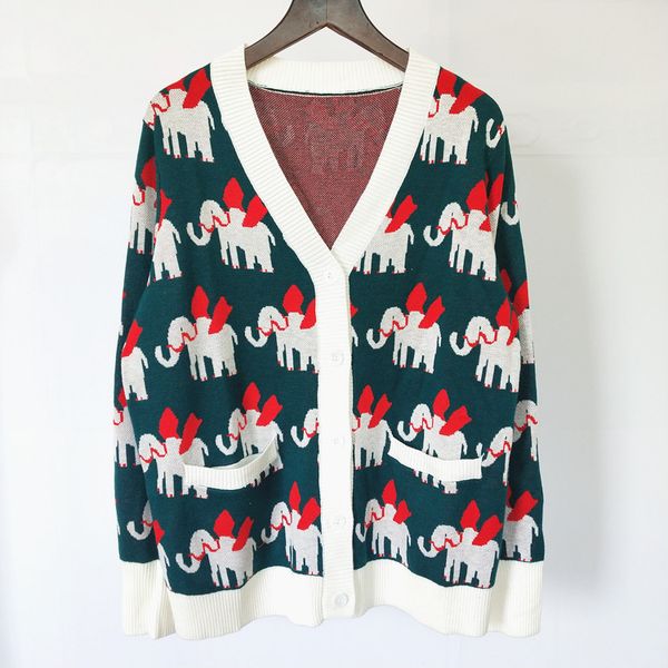 59% off factory outlet store autumn v-neck animal jacquard long sleeve commuter knitting cardigan, White;black
59% off factory outlet store autumn v-neck animal jacquard long sleeve commuter knitting cardigan, White;black