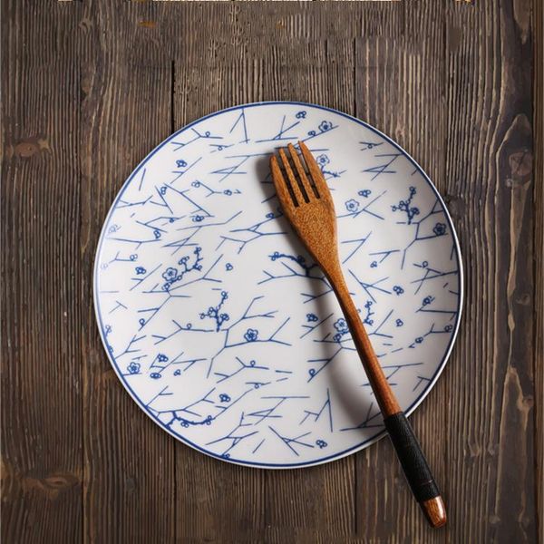 dishes & plates 8 inch ceramic plate dinnerware japanese letter flower round family el kitchen bone china western steak salad dish tableware
dishes & plates 8 inch ceramic plate dinnerware japanese letter flower round family el kitchen bone china western steak salad dish tableware