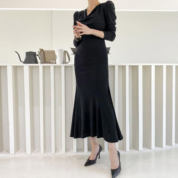 casual dresses arrival comfortable work style solid trumpet dress elastic office lady vintage elegant long basic mermaid, Black;gray
casual dresses arrival comfortable work style solid trumpet dress elastic office lady vintage elegant long basic mermaid, Black;gray