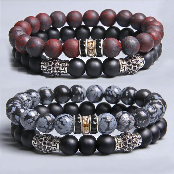 beaded, strands 2pcs set men natural red bloodstone white and black alabaster stone beads bracelet jewelry zircon charm bracelets wholesale
beaded, strands 2pcs set men natural red bloodstone white and black alabaster stone beads bracelet jewelry zircon charm bracelets wholesale