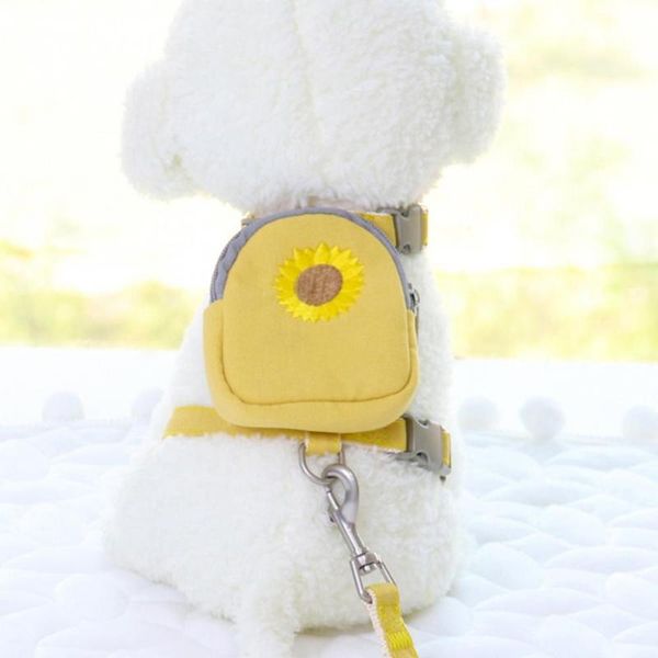 50% s cat dog sunflower embroidered chest strap pet backpack harness traction rope collars & leashes
50% s cat dog sunflower embroidered chest strap pet backpack harness traction rope collars & leashes