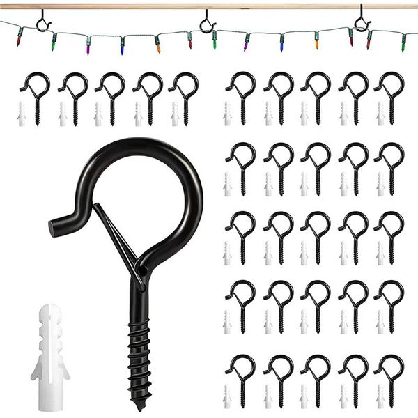 hooks & rails 30pc q-hanger,40lb capacity heavy duty screw-in rust-resistant outdoor light clips ceiling for string lights
hooks & rails 30pc q-hanger,40lb capacity heavy duty screw-in rust-resistant outdoor light clips ceiling for string lights