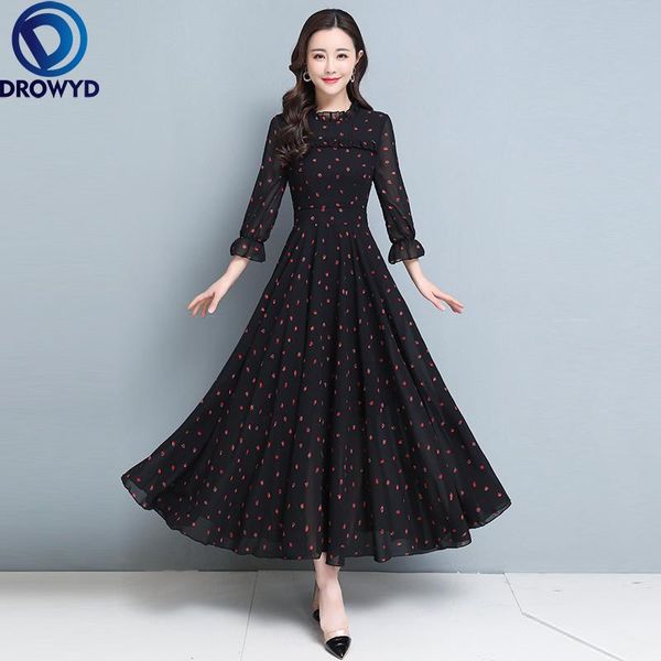 casual dresses spring autumn chiffon boho beach maxi dress 2021 vintage long-sleeve white women elegant bodycon party black midi vestidos, Black;gray
casual dresses spring autumn chiffon boho beach maxi dress 2021 vintage long-sleeve white women elegant bodycon party black midi vestidos, Black;gray