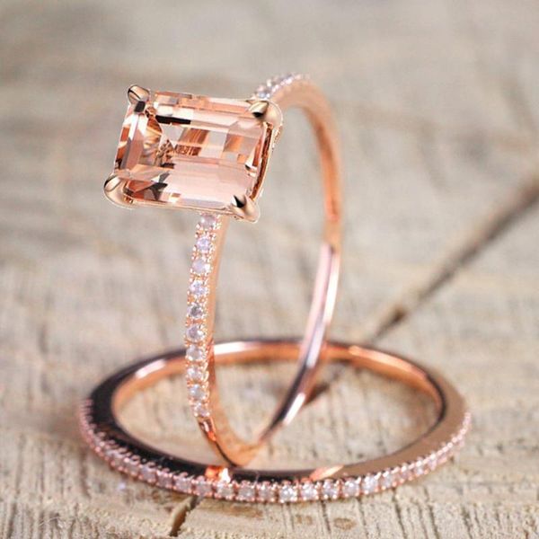 cluster rings trendy luxury rose gold wedding ring set band for bridal girls and women love couple pair square zircon jewelry dropship, Golden;silver
cluster rings trendy luxury rose gold wedding ring set band for bridal girls and women love couple pair square zircon jewelry dropship, Golden;silver
