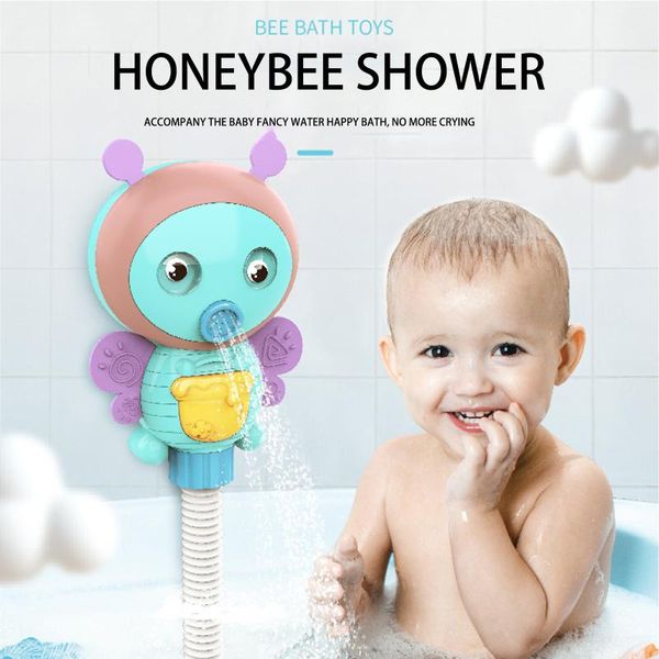 bath accessory set cartoon baby bathroom products bee shower head with flexible hose water spray bathing sprinkler electric toys
bath accessory set cartoon baby bathroom products bee shower head with flexible hose water spray bathing sprinkler electric toys