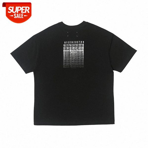 european and american high street printing short-sleeved tee loose simple digital gradient t-shirt for men women #oe9k, White;black
european and american high street printing short-sleeved tee loose simple digital gradient t-shirt for men women #oe9k, White;black