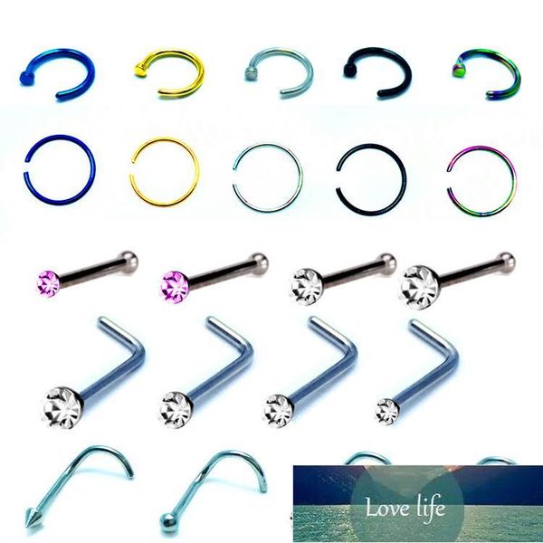 22pcs/set crystal nose ring studs stainless surgical steel nose piercing colorful rhinestone fashion women girl body jewelry, Silver
22pcs/set crystal nose ring studs stainless surgical steel nose piercing colorful rhinestone fashion women girl body jewelry, Silver