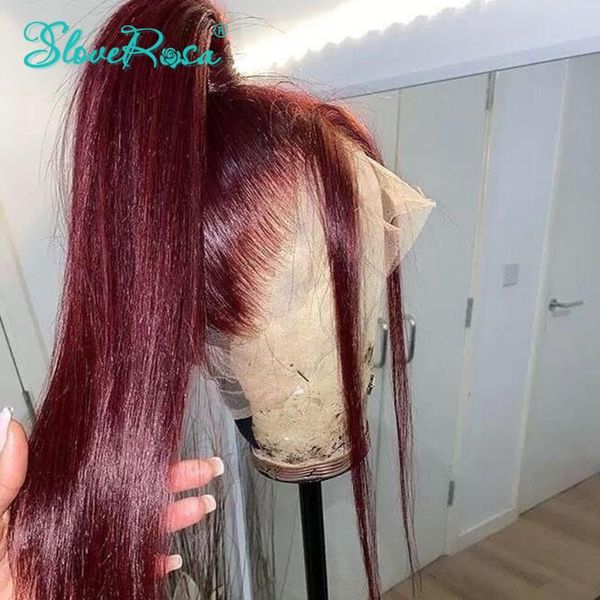lace wigs 180% density 99j red burgendy long straight 13x4 front human wig for black women brazilian remy hair pre plucked slove rosa, Black;brown
lace wigs 180% density 99j red burgendy long straight 13x4 front human wig for black women brazilian remy hair pre plucked slove rosa, Black;brown