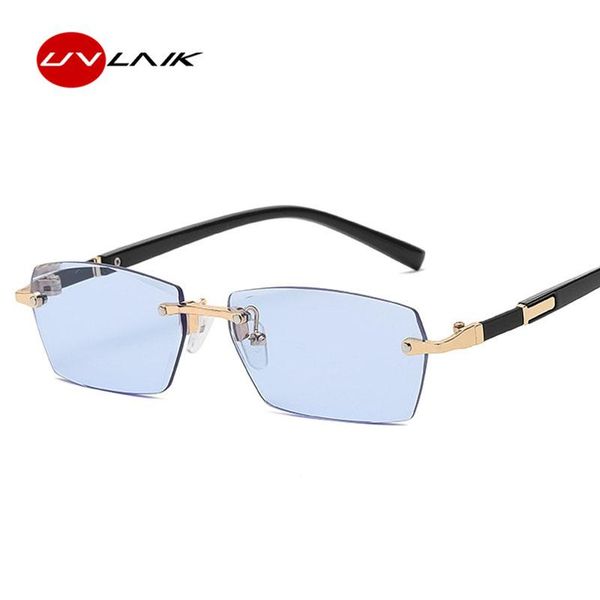 sunglasses uvlaik fashion rimless women trendy trimmed sun glasses men vintage square jelly color sunglass female uv400, White;black
sunglasses uvlaik fashion rimless women trendy trimmed sun glasses men vintage square jelly color sunglass female uv400, White;black