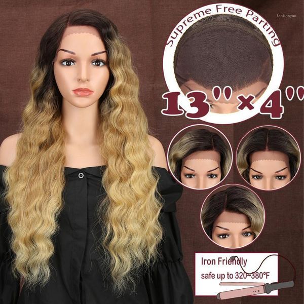 synthetic lace front wigs ombre blonde brown dark roots 30 inch loose wavy wig for women middle part lolita classic plus1, Black
synthetic lace front wigs ombre blonde brown dark roots 30 inch loose wavy wig for women middle part lolita classic plus1, Black