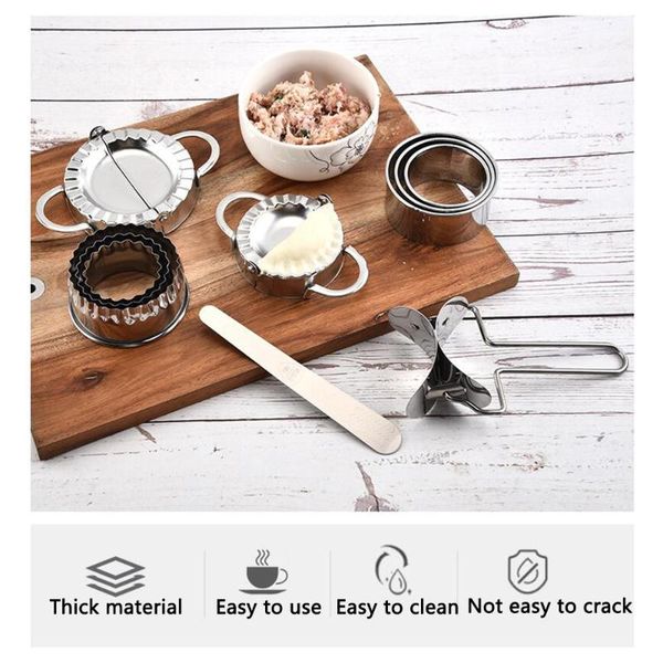 stainless steel household manual dumpling mold press dough presser cutter cooking pastry tool kitchen supplies jiaozi pie maker baking & too
stainless steel household manual dumpling mold press dough presser cutter cooking pastry tool kitchen supplies jiaozi pie maker baking & too