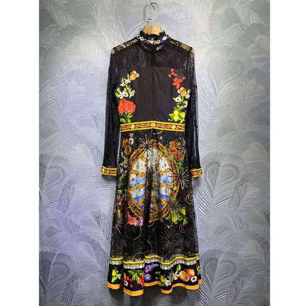 dress seqinyy black midi 2021 spring fashion design luxury granules sequins retro flowers fruit stylish print, Black;gray
dress seqinyy black midi 2021 spring fashion design luxury granules sequins retro flowers fruit stylish print, Black;gray