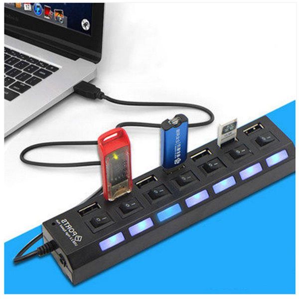 hubs usb hub 2.0 7 ports splitter adapter with on/off switch high speed for lapcomputer accessories
hubs usb hub 2.0 7 ports splitter adapter with on/off switch high speed for lapcomputer accessories