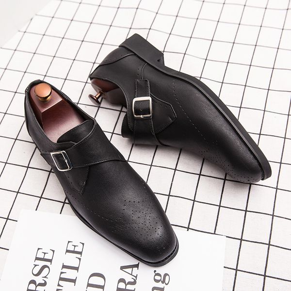 spring and autumn men's busins small leather sho breathable british casual fashion sewn large, Black
spring and autumn men's busins small leather sho breathable british casual fashion sewn large, Black