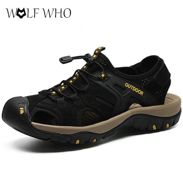 sandals men summer fashion beach shoes leather for breathable casual waterproof zapatos hombre big size 38-47#, Black
sandals men summer fashion beach shoes leather for breathable casual waterproof zapatos hombre big size 38-47#, Black