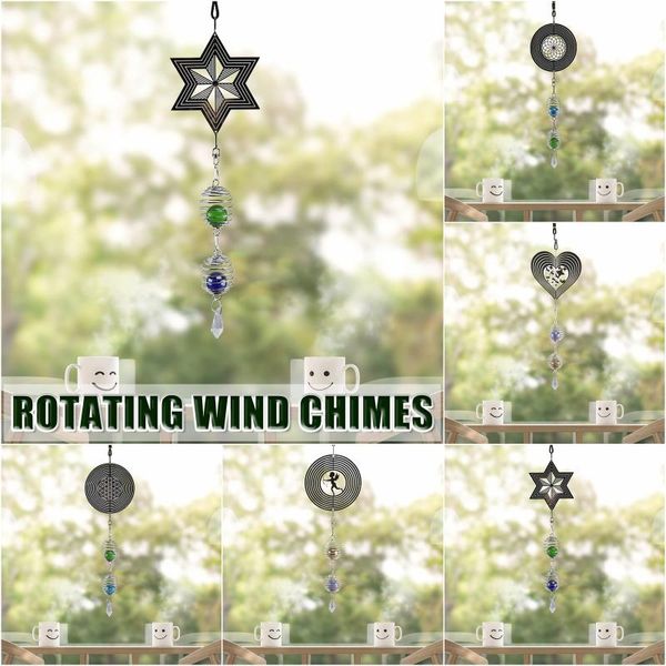 creative rotating wind chimes crafts vintage bells pendants ornaments indoor outdoor garden decoration 2021 decorative objects & figurines
creative rotating wind chimes crafts vintage bells pendants ornaments indoor outdoor garden decoration 2021 decorative objects & figurines