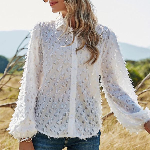 women's blouses & shirts women white tassel design fashion elegant turn down collar spring lantern sleeve buttoned front casual blouse
women's blouses & shirts women white tassel design fashion elegant turn down collar spring lantern sleeve buttoned front casual blouse