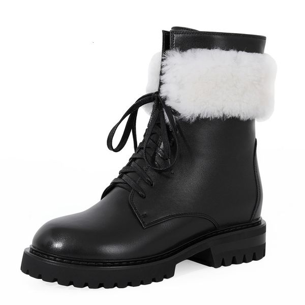 lambswool boot better real quality genuine snow boots women sell well winter thick shoe 93qh, Black
lambswool boot better real quality genuine snow boots women sell well winter thick shoe 93qh, Black