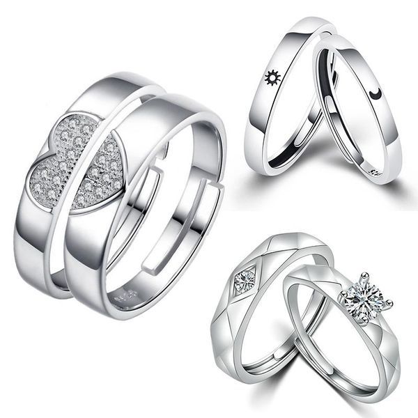 wedding rings ywshk 2pcs/set adjustable heart-shaped letter copper 30% silver plated crystal couple ring men women jewelry a drop, Slivery;golden
wedding rings ywshk 2pcs/set adjustable heart-shaped letter copper 30% silver plated crystal couple ring men women jewelry a drop, Slivery;golden