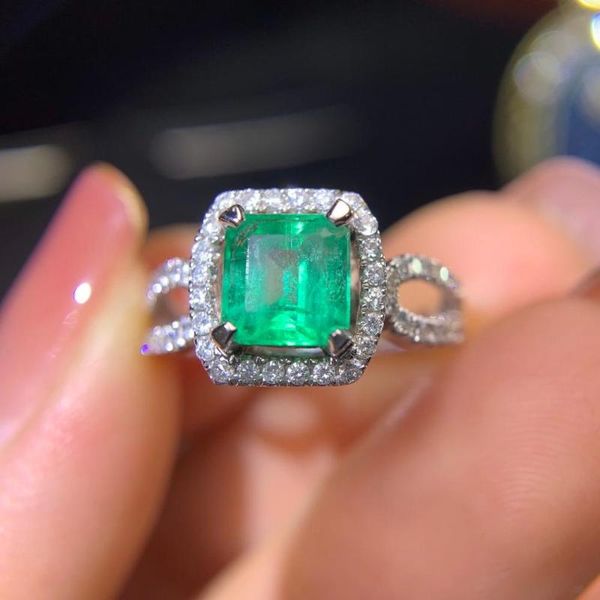 cluster rings y403 emerald ring fine jewelry 18 k gold 100% natural gemstones 1.27ct female wedding for women, Golden;silver
cluster rings y403 emerald ring fine jewelry 18 k gold 100% natural gemstones 1.27ct female wedding for women, Golden;silver