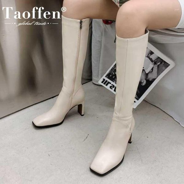 boots taoffen size 33-43 real leather women knee thick high heel square toe zipper shoes warm party fashion footwear1, Black
boots taoffen size 33-43 real leather women knee thick high heel square toe zipper shoes warm party fashion footwear1, Black