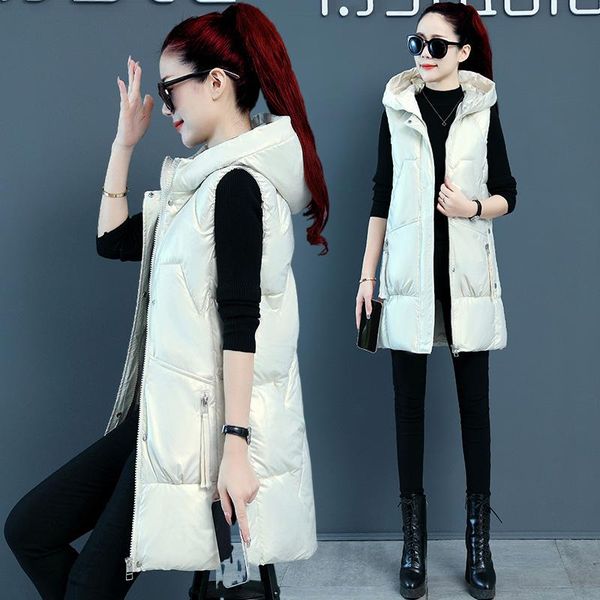 women's vests lingwave winter fashion shiny plus size down cotton waistcoat women mid-length slim thick hooded waterproof vest female o, Black;white
women's vests lingwave winter fashion shiny plus size down cotton waistcoat women mid-length slim thick hooded waterproof vest female o, Black;white