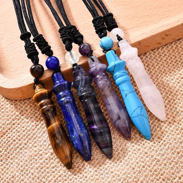 pendant necklaces unique pharaoh scepter rope chain necklace with round beads natural crystal stone statement charms jewelry, Silver
pendant necklaces unique pharaoh scepter rope chain necklace with round beads natural crystal stone statement charms jewelry, Silver
