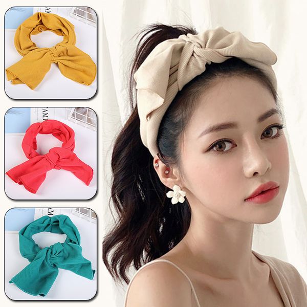 Fashion Knitting Big Bow Knot Headbands For Women Sweet Stretch Hair Band Hair Accessories Retro Head Bands Hair Bows Headwear
Fashion Knitting Big Bow Knot Headbands For Women Sweet Stretch Hair Band Hair Accessories Retro Head Bands Hair Bows Headwear