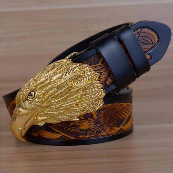 gold eagle buckle men 100% genuine leather belt cowskin luxury business wedding male belts 130cm black coffee zlb044, Black;brown
gold eagle buckle men 100% genuine leather belt cowskin luxury business wedding male belts 130cm black coffee zlb044, Black;brown