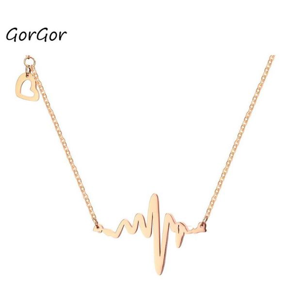 gorgor necklace women titanium steel rose gold pattern irregular curve pendant temperament exquisite fashion accessories nc-246r necklaces, Silver
gorgor necklace women titanium steel rose gold pattern irregular curve pendant temperament exquisite fashion accessories nc-246r necklaces, Silver