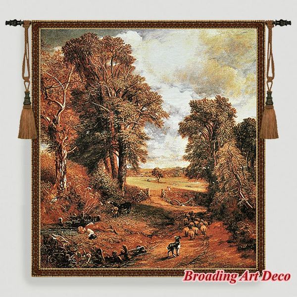 tapestries countryside jacquard weave tapestry wall hanging gobelin home textile decoration pastoral style aubusson cotton 100% 149x137cm
tapestries countryside jacquard weave tapestry wall hanging gobelin home textile decoration pastoral style aubusson cotton 100% 149x137cm