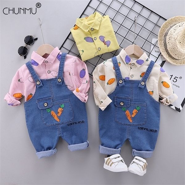 clothing sets boy's casual sports autumn kids clothes long sleeve carrot t-shirt + overalls set baby denim suit 0930, White
clothing sets boy's casual sports autumn kids clothes long sleeve carrot t-shirt + overalls set baby denim suit 0930, White