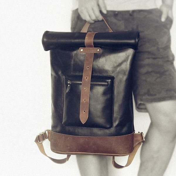 backpack cute women 2021 retro handmade male baotou leather outdoor leisure school bag
backpack cute women 2021 retro handmade male baotou leather outdoor leisure school bag