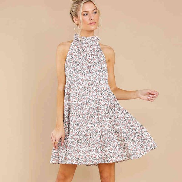 women ruffles floral print off shoulder halter dress summer new sleeveless lace-up casual beach a-line mini dress vestidos 210416, Black;gray
women ruffles floral print off shoulder halter dress summer new sleeveless lace-up casual beach a-line mini dress vestidos 210416, Black;gray