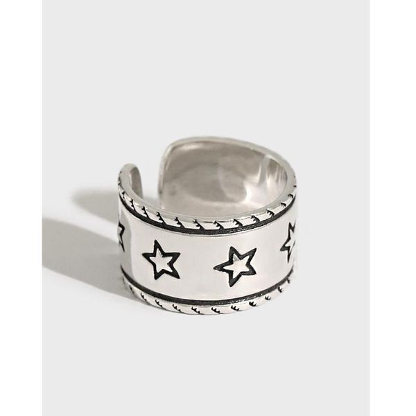cluster rings rainbow hoop vintage ancient silver color 925 sterling pentagram resizable opening for women fine jewelry gift, Golden;silver
cluster rings rainbow hoop vintage ancient silver color 925 sterling pentagram resizable opening for women fine jewelry gift, Golden;silver