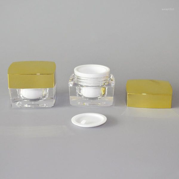 storage bottles & jars 18pc 10g square jar bright gold lid oem cosmetic face cream packaging plastic personal care
storage bottles & jars 18pc 10g square jar bright gold lid oem cosmetic face cream packaging plastic personal care