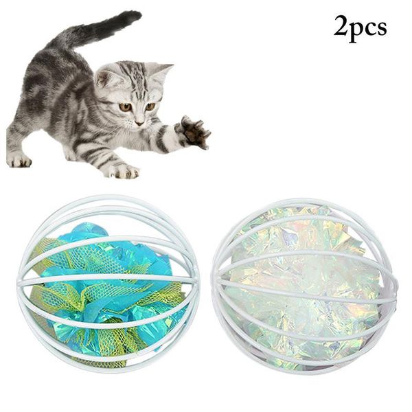 cat toys 2pcs ball toy crinkle in cage interactive sound play for dog drop
cat toys 2pcs ball toy crinkle in cage interactive sound play for dog drop