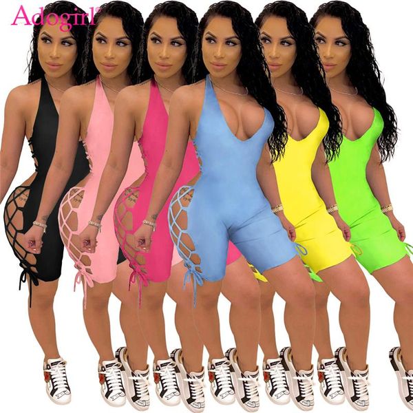 adogirl women jumpsuit 2021 summer solid v neck sleeveless lace up bandage playsuit adjustable size casual tank romper overalls women's, Black;white
adogirl women jumpsuit 2021 summer solid v neck sleeveless lace up bandage playsuit adjustable size casual tank romper overalls women's, Black;white