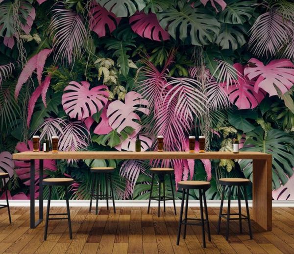 wallpapers papel de parede custom modern fashion wallpaper pink green tropical rainforest plant background wall paper living room bedroom
wallpapers papel de parede custom modern fashion wallpaper pink green tropical rainforest plant background wall paper living room bedroom