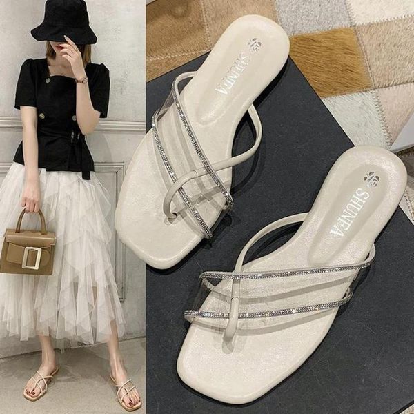beach flat women slippers solid lady flip-flops summer outdoor footwear girl sandals casual flats rhinestone slides, Black
beach flat women slippers solid lady flip-flops summer outdoor footwear girl sandals casual flats rhinestone slides, Black