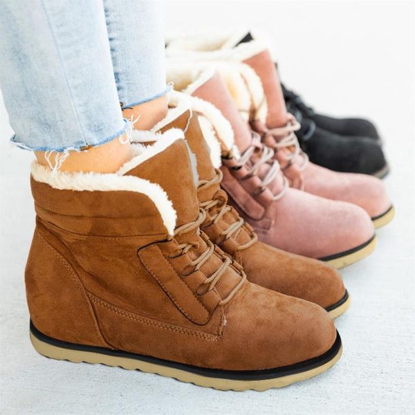 boots casual flock snow solid color slip-on winterthickening warm women's shoes round toe simple wild botas, Black
boots casual flock snow solid color slip-on winterthickening warm women's shoes round toe simple wild botas, Black